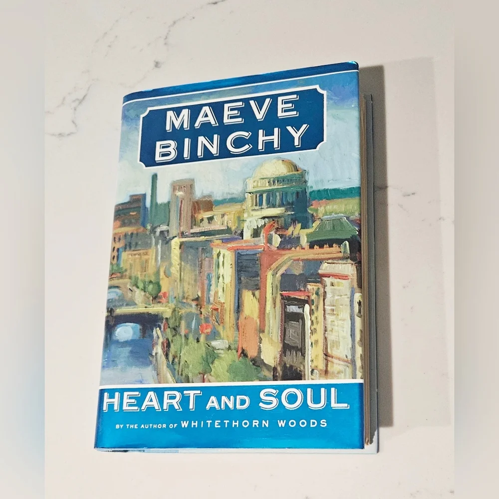BOGO Maeve Binchy Heart and Soul Coffee Table Book - Blue Cover